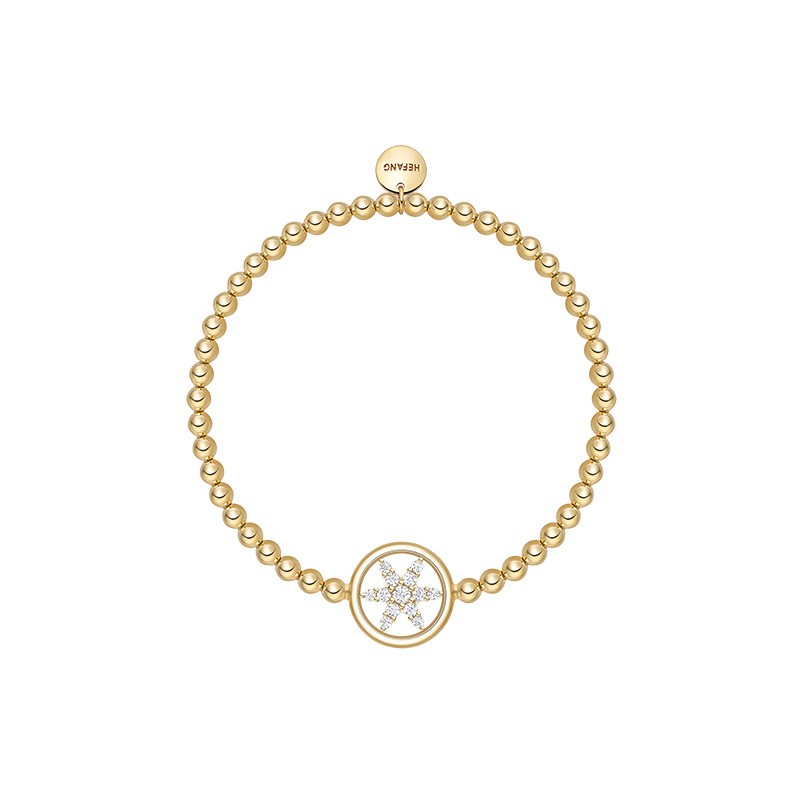 何方珠宝 雪花 手链