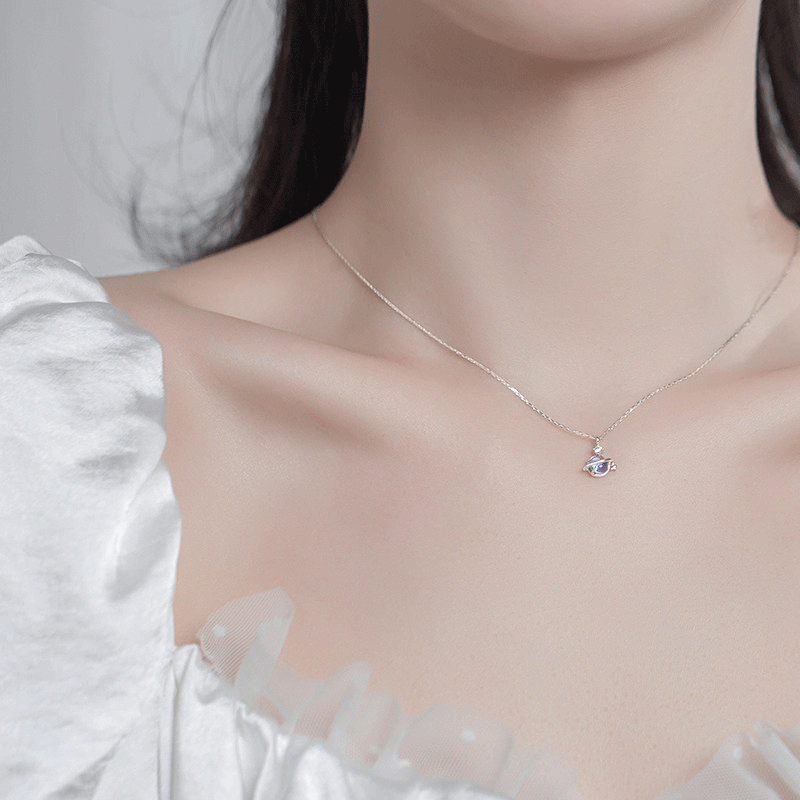 伊黛儿 星球锁骨项链