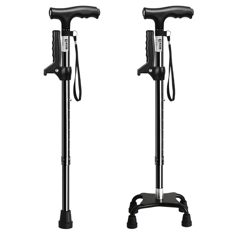 乐来福 四脚防滑拐杖