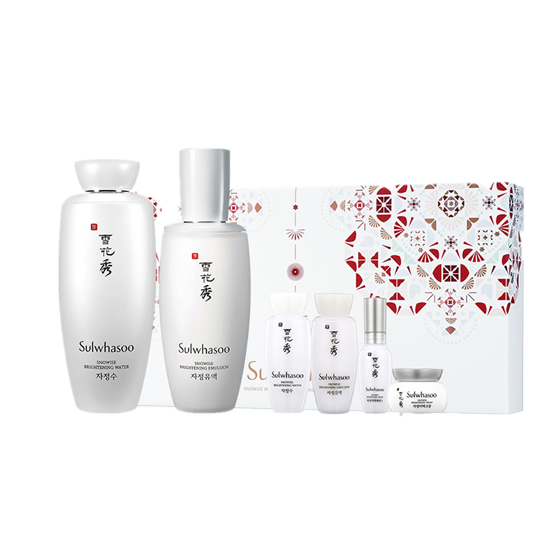 雪花秀 滋晶雪滢焕白水乳礼盒