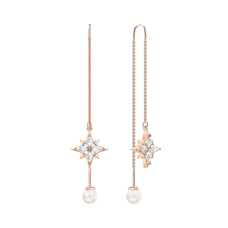 施华洛世奇 星星珍珠耳饰