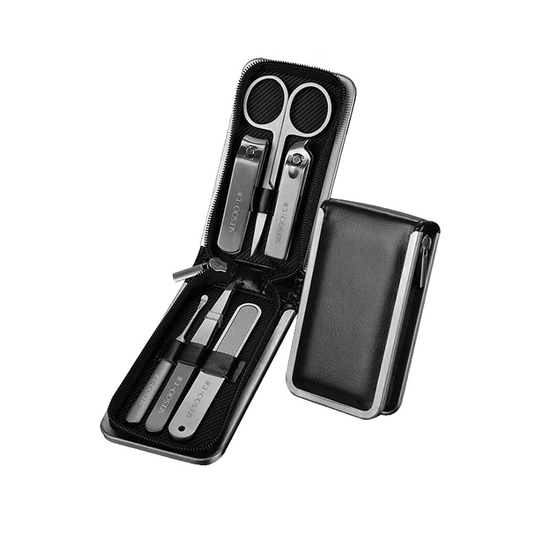 七素 碳钢套装指甲刀