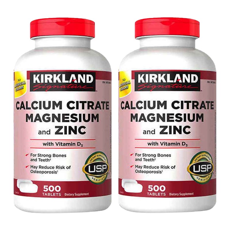 柯克兰钙镁锌美中老年钙片