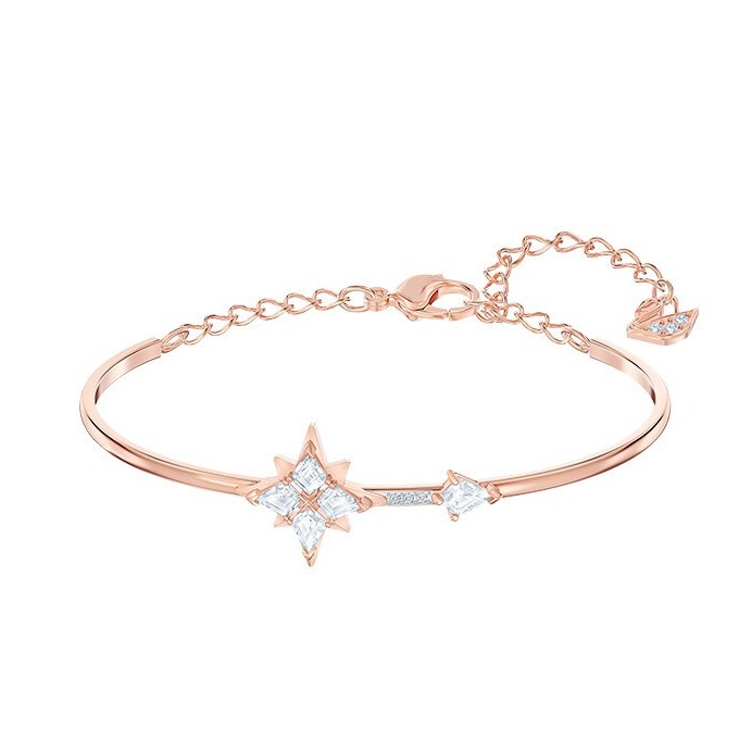 施华洛世奇 多棱角雪花手链