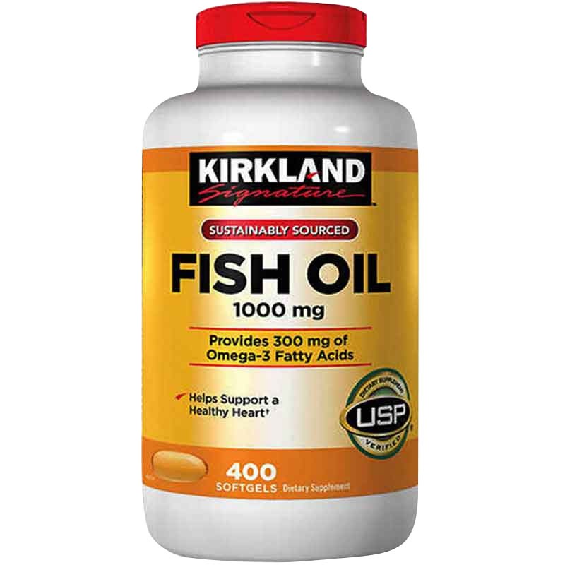 柯克兰 中老年 深海鱼油软胶囊