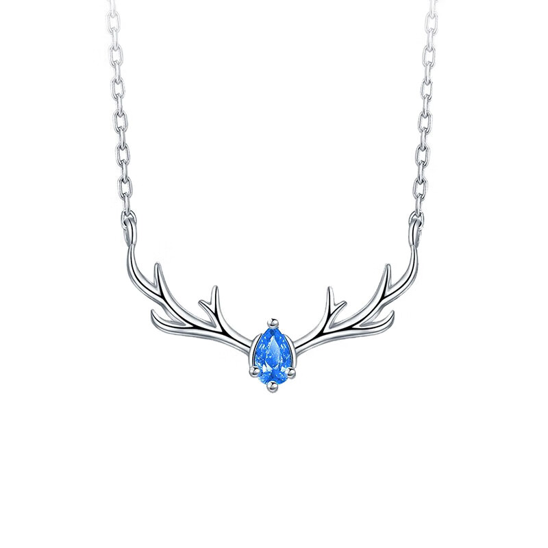塔驰密司鹿角吊坠项链