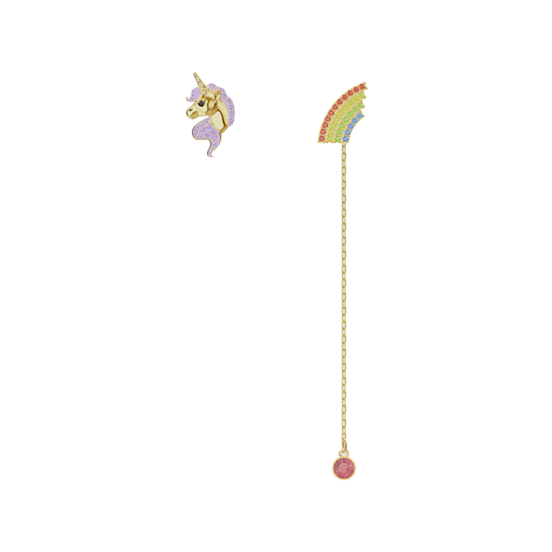 施华洛世奇 独角兽 耳饰