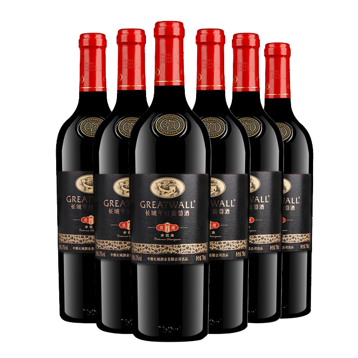 长城 口感饱满红酒