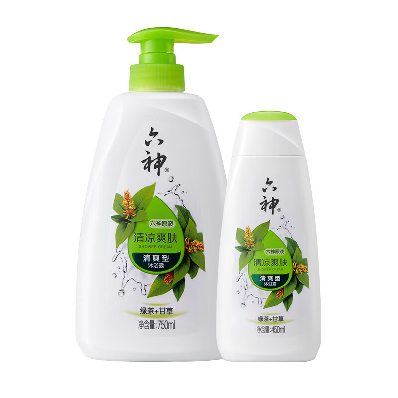 六神 绿茶留香沐浴露