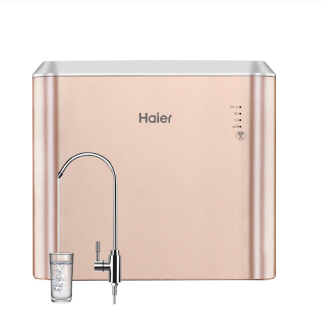 海尔大通量不断流净水器