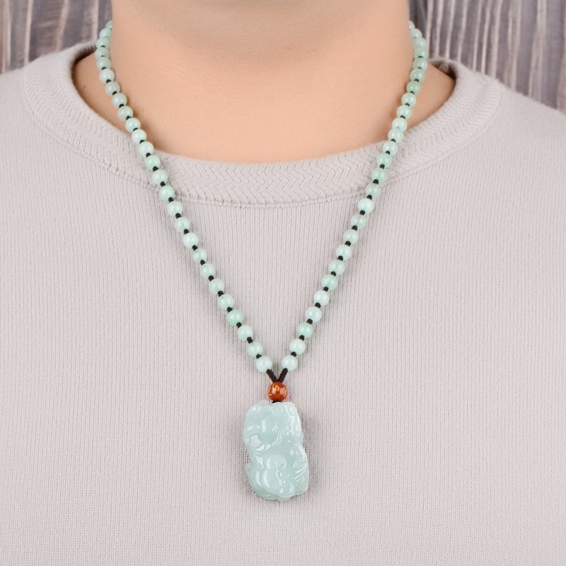 可玉可求 翡翠貔貅 吊坠