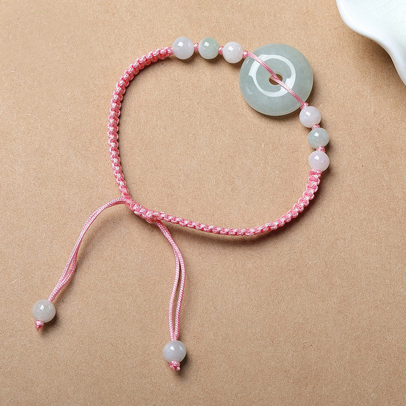 玉你相缘 平安扣翡翠手镯