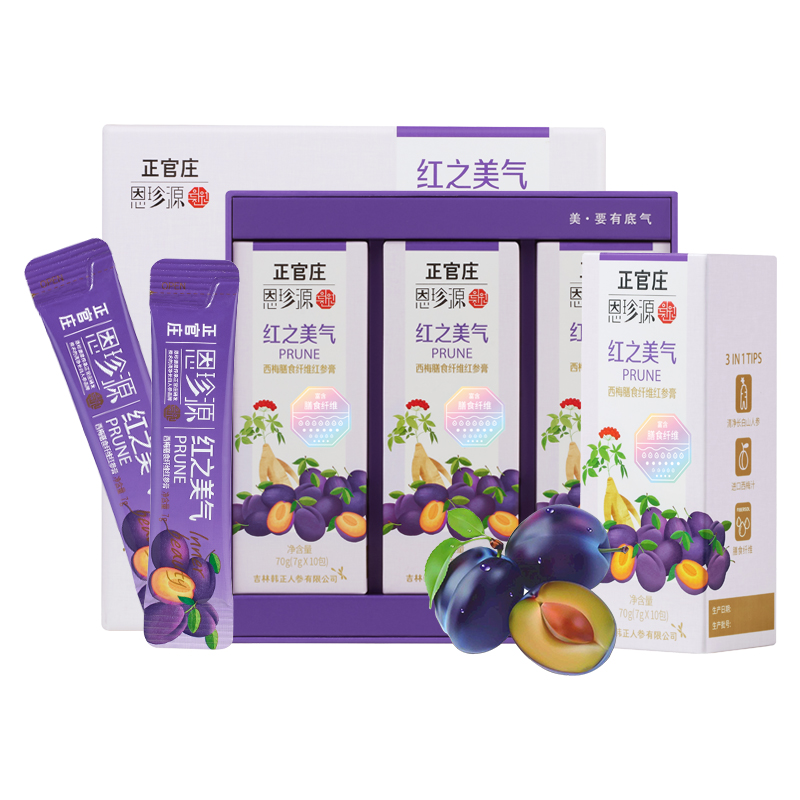 正官庄 西梅膳食纤维红参膏