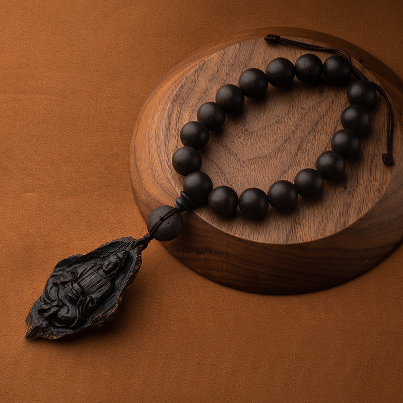 朴房 沉香观音汽车挂件