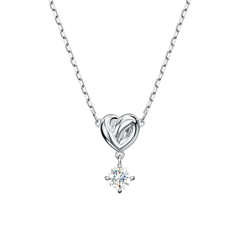 施华洛世奇 镀白金 项链