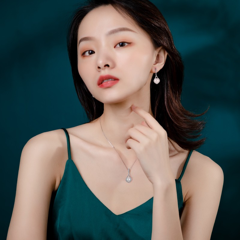 Qlady 天然淡水珍珠耳饰