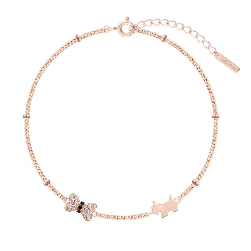 瑷嘉莎 小狗蝴蝶结手链