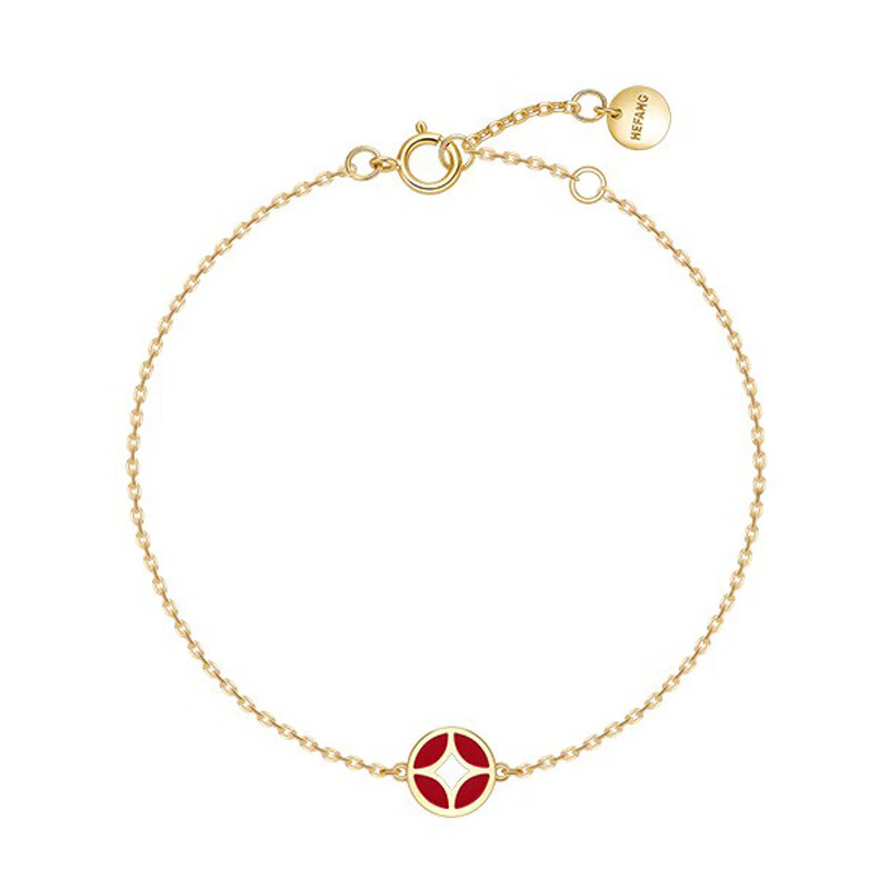 何方珠宝 幸运钱币手链