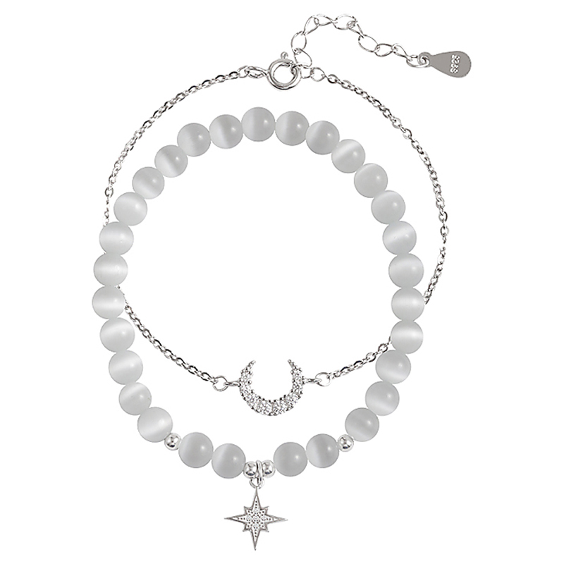 YYEU 银质简约双层手链