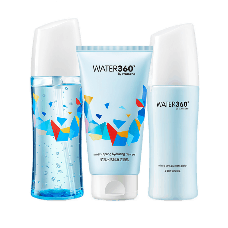 屈臣氏 矿泉水活护肤套装