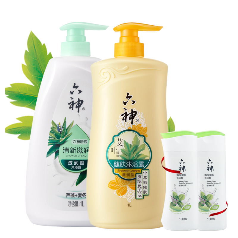 六神 清新滋润 沐浴露