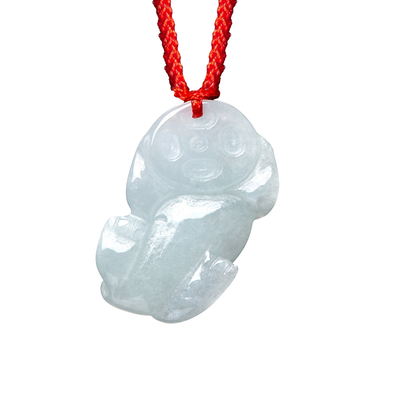 周大福貔貅翡翠吊坠