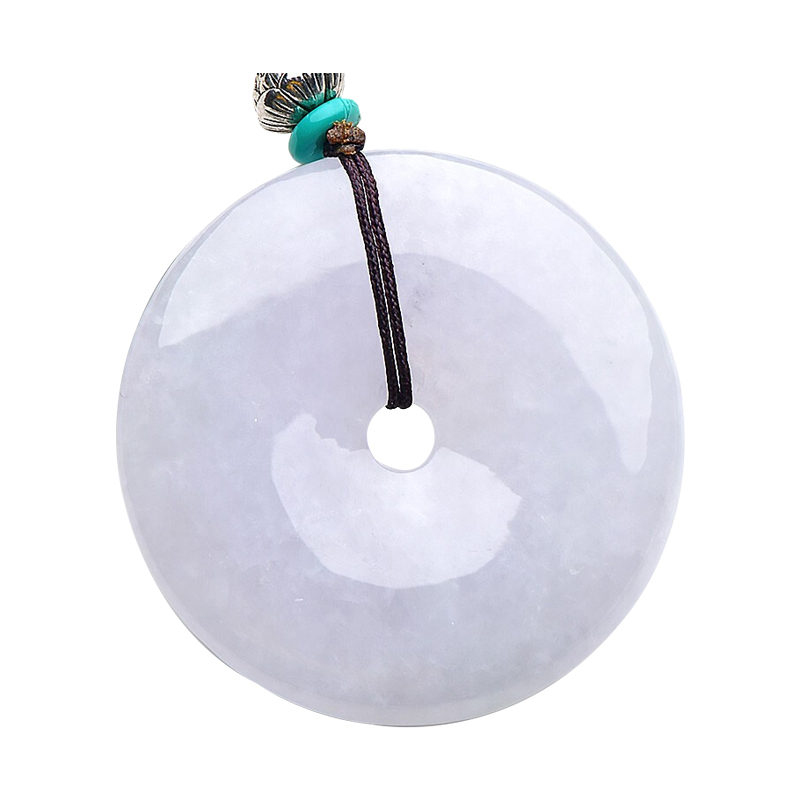 可玉可求 翡翠平安扣吊坠