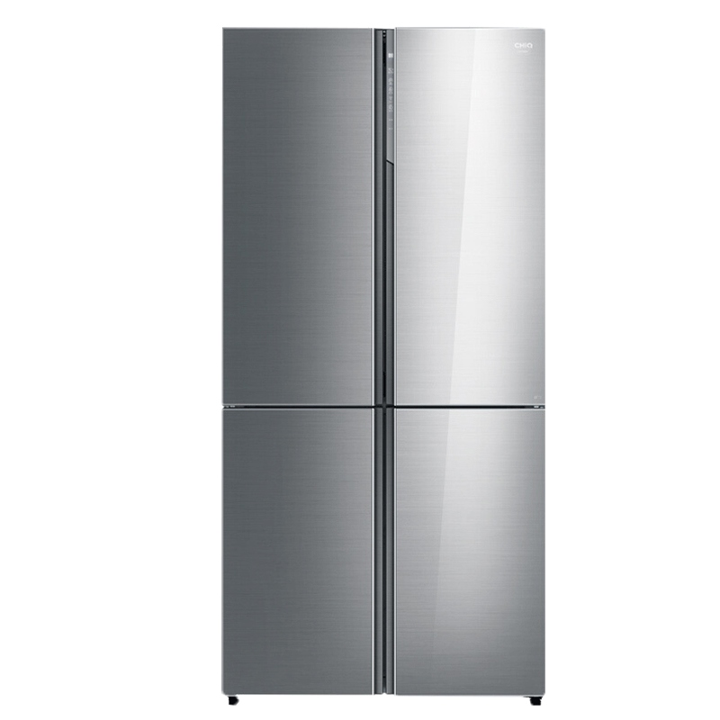 美菱全面薄十字对开门冰箱