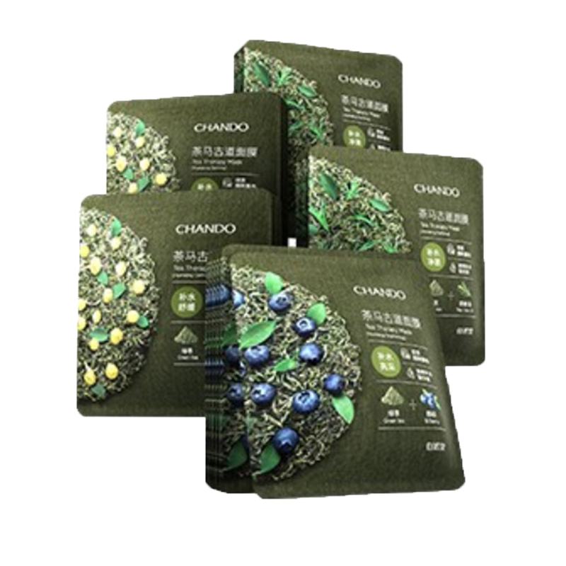 自然堂 绿茶护肤组合面膜