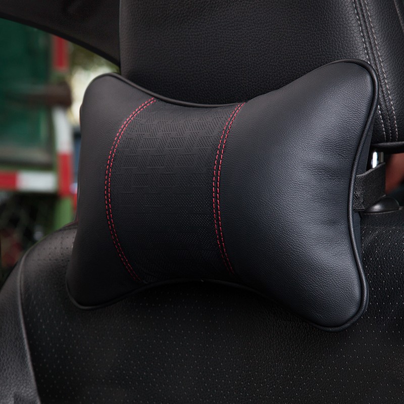 狮博 黑色红线汽车头枕