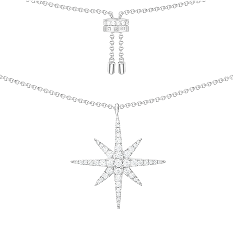 APM 密镶六芒星项链