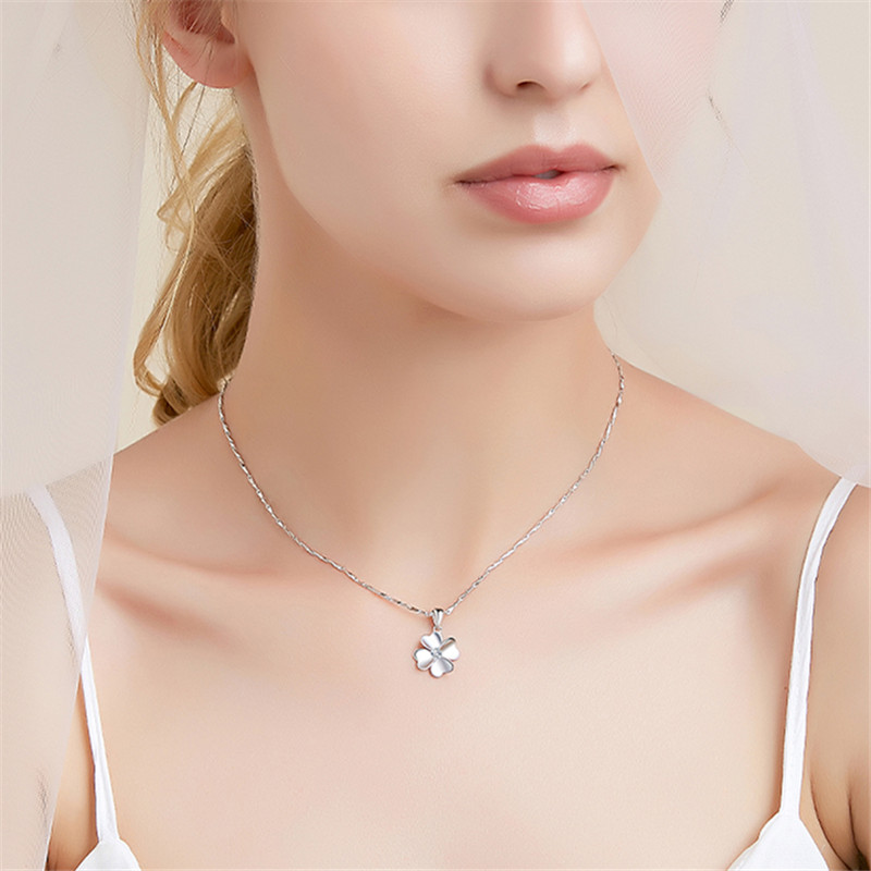 唯一 简约日韩四叶草项链