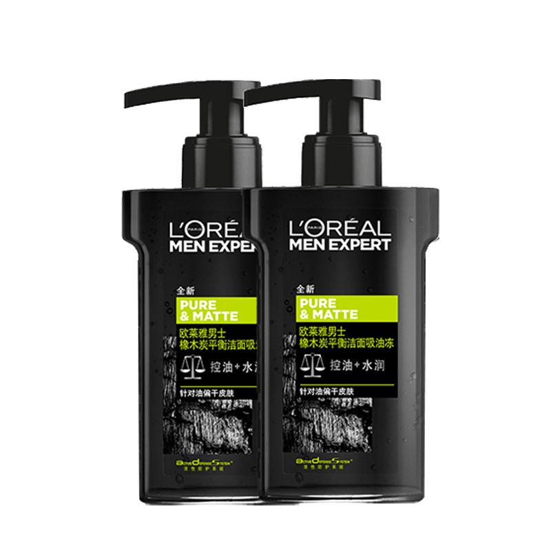 欧莱雅 平衡吸油洁面啫哩