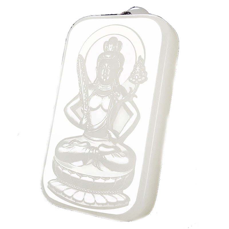 春龙珠宝 白玉观音吊坠