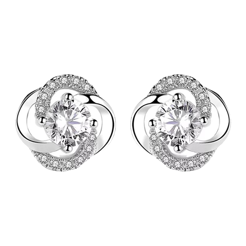 完美故饰 甜美四叶草耳钉