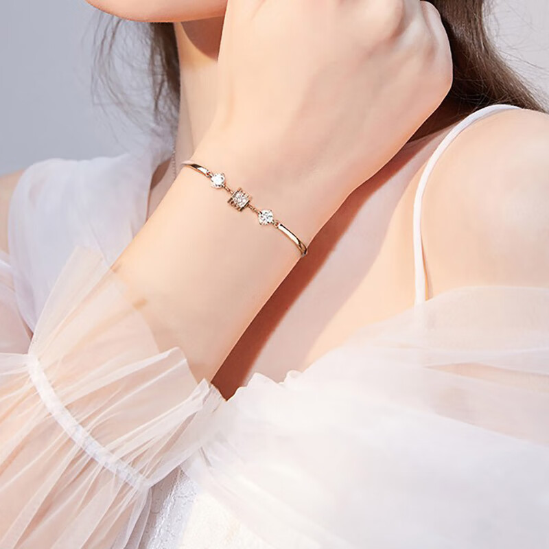 卡蒂罗 纯银小蛮腰手链