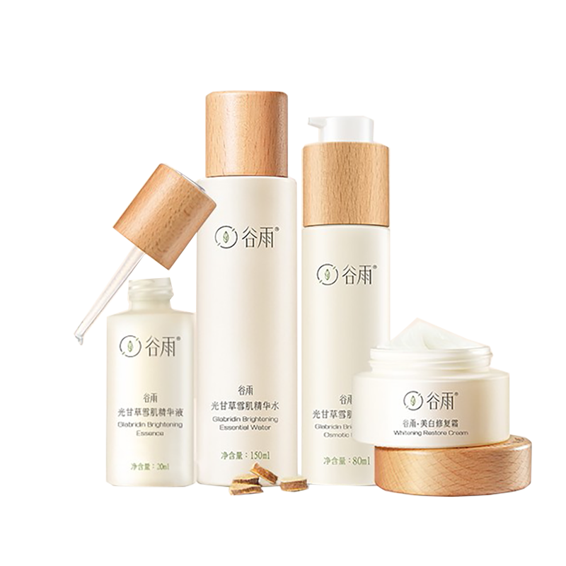 谷雨 光甘草保湿雪肌护肤套装