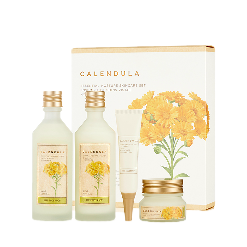 菲诗小铺 金盏花清润水乳霜套装