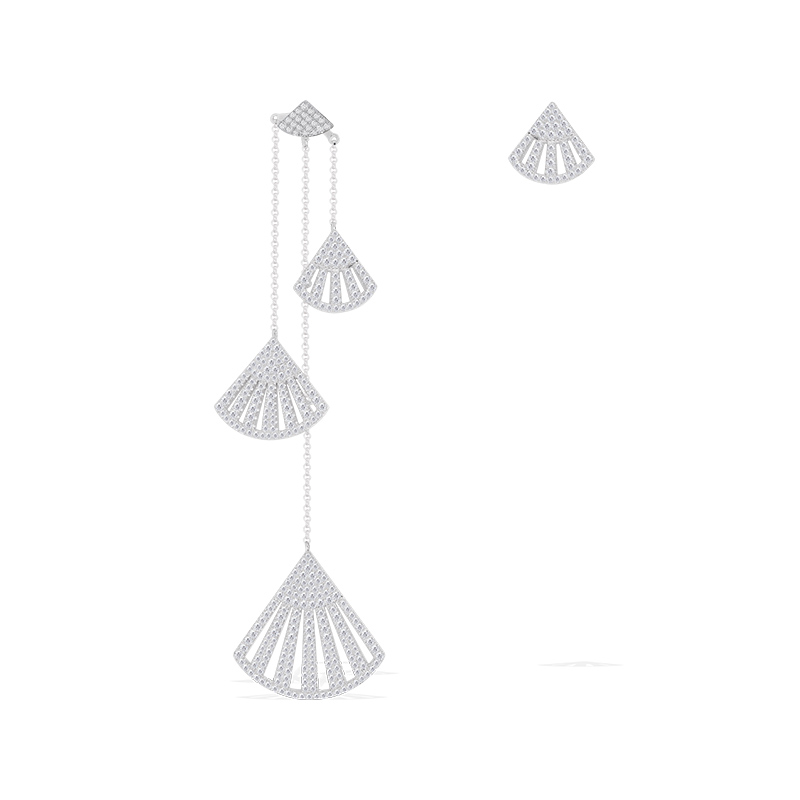 APMMonaco扇形流苏耳环