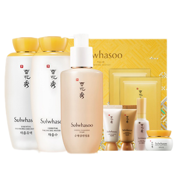 雪花秀 滋盈肌本水乳洁面套装