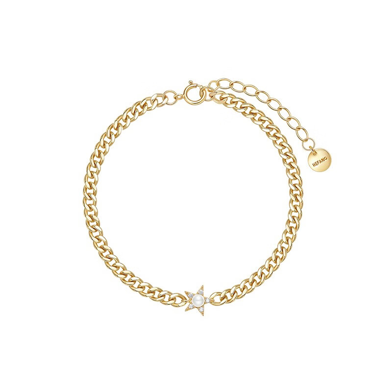 何方珠宝 小星星 手链