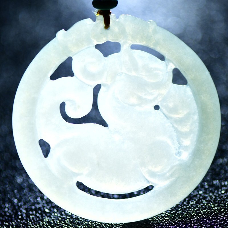 千载一玉 百搭无镶嵌 吊坠