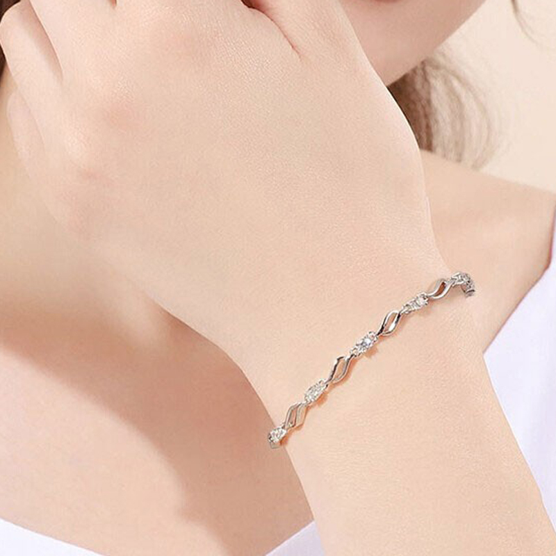 银千惠 几何菱形手链