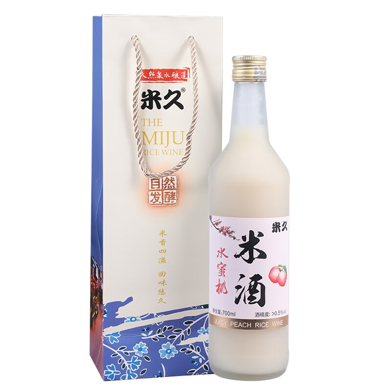 米久 醇香不醉人蜜桃糯米酒