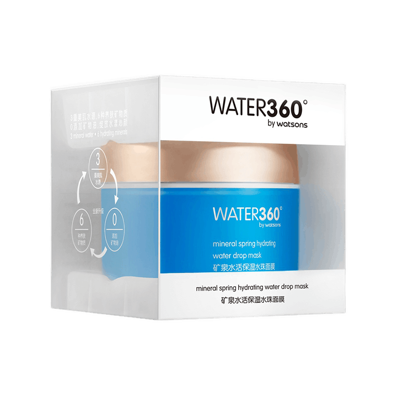 屈臣氏 360度矿泉水活面膜