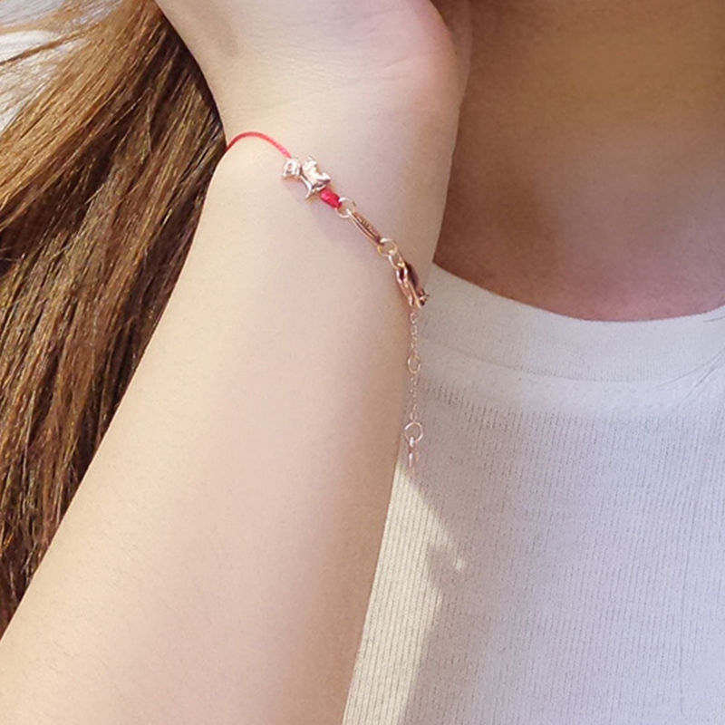 AGATHA 小红绳本命年手链