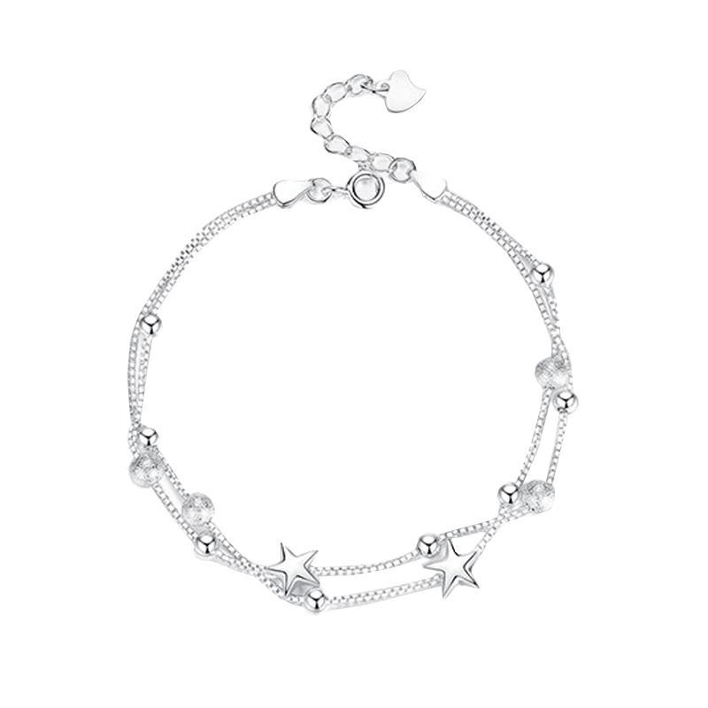 银千惠 双层链结构 手链