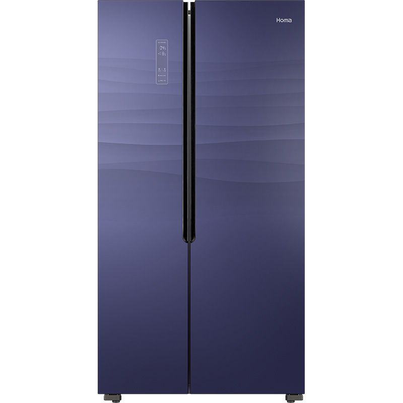 奥马 变频节能对开门冰箱