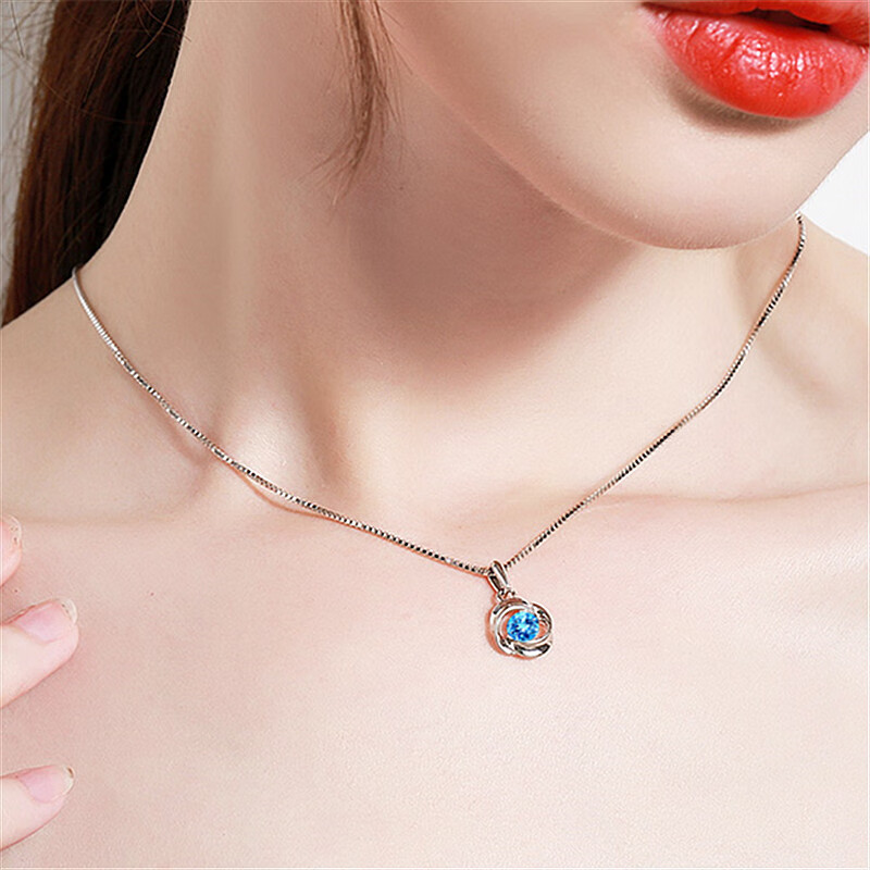 银千惠 时尚皓石女士项链