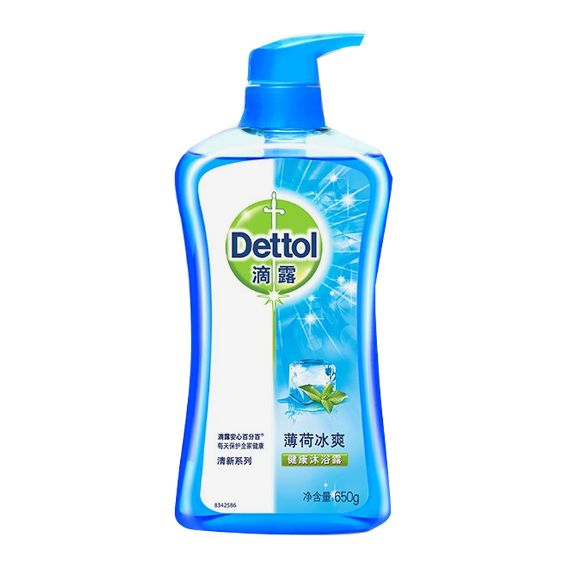 滴露 薄荷冰爽健康沐浴露